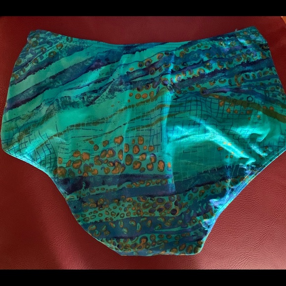 Vintage Christina High Waisted Swim Bottoms M - Picture 4 of 5